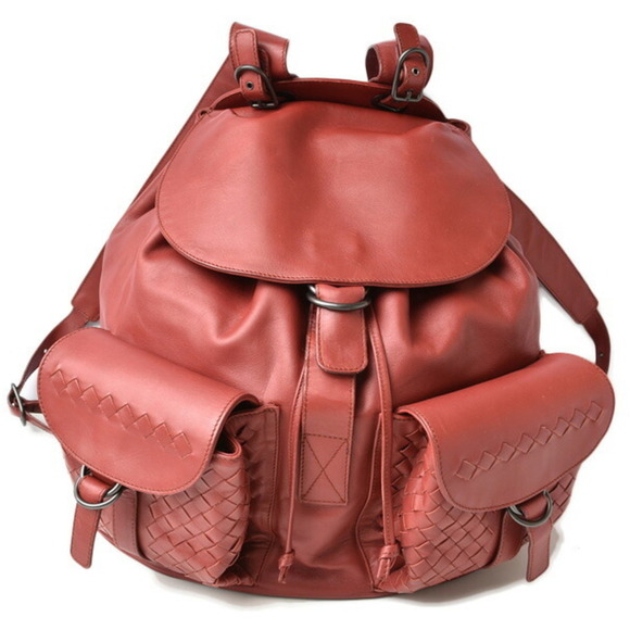 BOTTEGA VENETA Leather Intrecciato Backpack - Picture 1 of 13